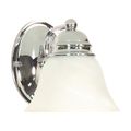Product Image of Empire 1 Light 7" Vanity w/ Alabaster Glass Bell Shades