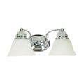 Product Image of Empire 2 Light 15" Vanity w/ Alabaster Glass Bell Shades