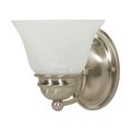 Product Image of Empire 1 Light 7" Vanity w/ Alabaster Glass Bell Shades