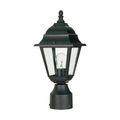 Product Image of Briton 1 Light 14" Post Lantern w/ Clear Glass Color retail packaging