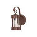 Product Image of 1 Light 10-5/8" Wall Lantern Piper Lantern w/ Clear Seed Glass Color retail packaging