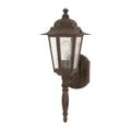 Product Image of Cornerstone 1 Light 18" Wall Lantern w/ Clear Seed Glass Color retail packaging