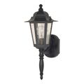Product Image of Cornerstone 1 Light 18" Wall Lantern w/ Clear Seed Glass Color retail packaging