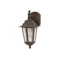 Product Image of Cornerstone 1 Light 13" Wall Lantern Arm Down w/ Clear Seed Glass Color retail packaging