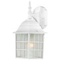 Product Image of Adams 1 Light 14" Outdoor Wall w/ Frosted Glass Color retail packaging