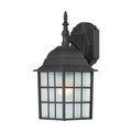 Product Image of Adams 1 Light 14" Outdoor Wall w/ Frosted Glass Color retail packaging
