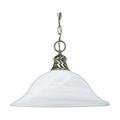Product Image of 1 Light 16" Pendant Alabaster Glass