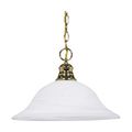 Product Image of 1 Light 16" Pendant Alabaster Glass