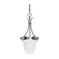 Product Image of 1 Light 10" Pendant Alabaster Glass Bell