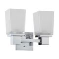 Product Image of Parker 2 Light Vanity Fixture w/ Sandstone Etched Glass