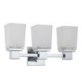 Product Image of Parker 3 Light Vanity Fixture w/ Sandstone Etched Glass