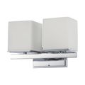 Product Image of Bento 2 Light Vanity Fixture w/ Satin White Glass