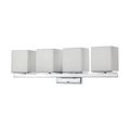 Product Image of Bento 4 Light Vanity Fixture w/ Satin White Glass