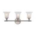 Product Image of Surrey 3 Light Vanity Fixture w/ Frosted Glass