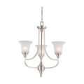 Product Image of Surrey 3 Light Chandelier w/ Frosted Glass