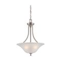 Product Image of Surrey 3 Light Pendant Fixture w/ Frosted Glass