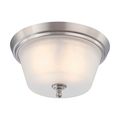 Product Image of Surrey 2 Light Flush Dome Fixture w/ Frosted Glass