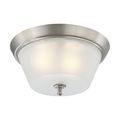Product Image of Surrey 3 Light Flush Dome Fixture w/ Frosted Glass