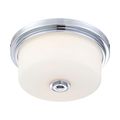 Product Image of Soho 2 Light Medium Flush Fixture w/ Satin White Glass