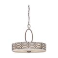 Product Image of Harlow 4 Light Pendant w/ Khaki Fabric Shade