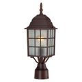 Product Image of Adams 1 Light 17" Outdoor Post w/ Frosted Glass
