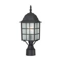 Product Image of Adams 1 Light 17" Outdoor Post w/ Frosted Glass