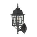Product Image of Banyan 1 Light 17" Outdoor Wall w/ Clear Water Glass Black Finish