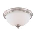 Product Image of Patton 3 Light Flush Fixture w/ Frosted Glass