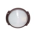 Product Image of 1 Light 11" Oblong Round Bulk Head Die Cast Bulk Head