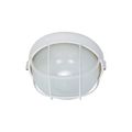 Product Image of 1 Light 10" Round Cage Bulk Head Die Cast Bulk Head