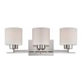 Product Image of Parallel 3 Light Vanity Fixture w/ Etched Opal Glass