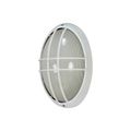 Product Image of 1 Light 13" Large Oval Cage Bulk Head Die Cast Bulk Head