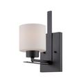 Product Image of Parallel 1 Light Vanity Fixture w/ Etched Opal Glass
