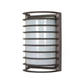 Product Image of 1 Light 10" Rectangle Cage Bulk Head Die Cast Bulk Head