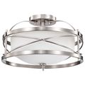 Product Image of Ginger 2 Light Semi-Flush w/ Etched Opal Glass