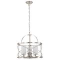 Product Image of Ginger 3 Light Pendant w/ Etched Opal Glass