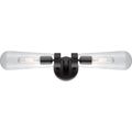 Product Image of Beaker 2 Light Wall Sconce w/ Clear Glass Vintage lamps Included