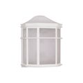 Product Image of 1 Light 10" Cage Lantern Wall Fixture Die Cast Linen Acrylic Lens