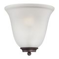 Product Image of Empire 1 Light Wall Sconce Mahogany Bronze w/ Frosted Glass