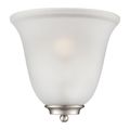 Product Image of Empire 1 Light Wall Sconce Brushed Nickel w/ Frosted Glass