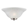 Product Image of Ballerina 1 Light Wall Sconce Brushed Nickel w/ Alabaster Glass