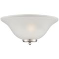 Product Image of Ballerina 1 Light Wall Sconce Brushed Nickel w/ Frosted Glass