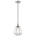 Product Image of Vintage 1 Light Caged Pendant Vintage Lamp Included