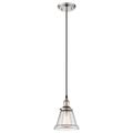 Product Image of Vintage 1 Light Pendant w/ Clear Glass Vintage Lamp Included