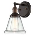 Product Image of Vintage 1 Light Sconce w/ Clear Glass Vintage Lamp Included