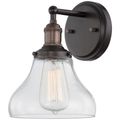Product Image of Vintage 1 Light Sconce w/ Clear Glass Vintage Lamp Included