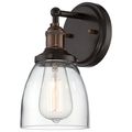 Product Image of Vintage 1 Light Sconce w/ Clear Glass Vintage Lamp Included