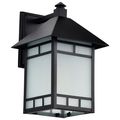 Product Image of Drexel 1 light 9" Outdoor Wall Fixture w/ Frosted Seed Glass