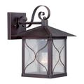 Product Image of Vega 1 light 9" Outdoor Wall Fixture w/ Clear Seed Glass