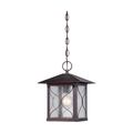 Product Image of Vega 1 light Outdoor Hanging Fixture w/ Clear Seed Glass